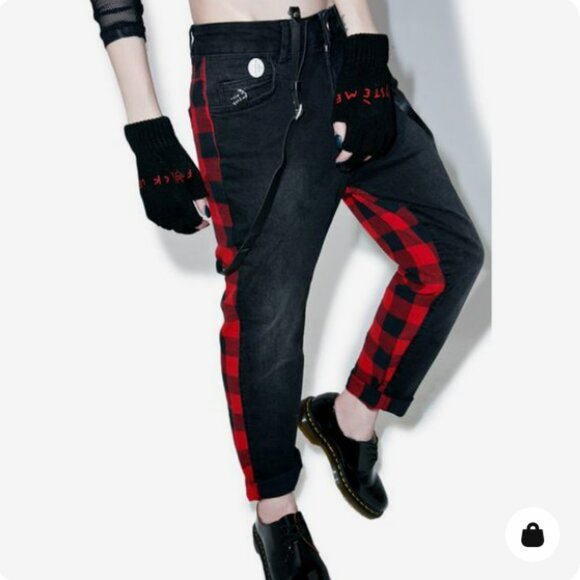 Hapiness Plaid Punk pants - Picture 3 of 7